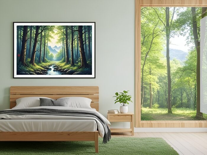 Ảnh bìa tranh mệnh Mộc phòng ngủ (1)