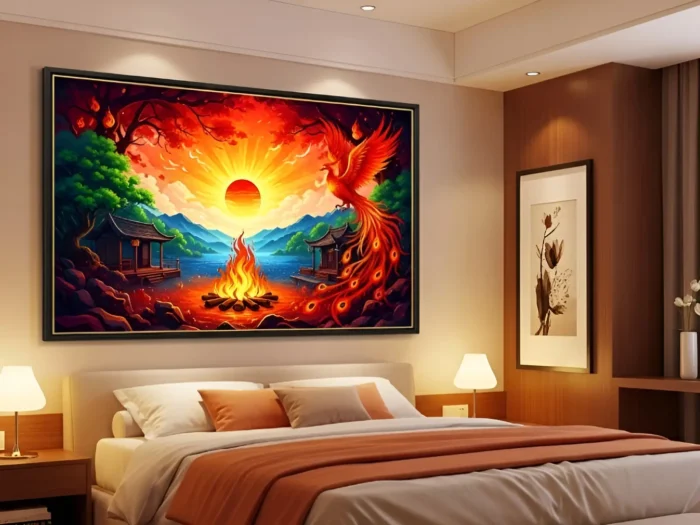 Ảnh bìa tranh treo phòng ngủ mệnh Hỏa (1)