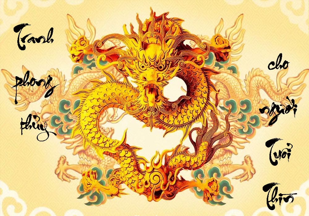 Tranh Rồng giúp gia chủ tuổi Thìn (đặc biệt là Mậu Thìn 1988) tăng thêm sức mạnh bản mệnh, phát huy quyền lực, gặp nhiều may mắn trong công việc và cuộc sống.