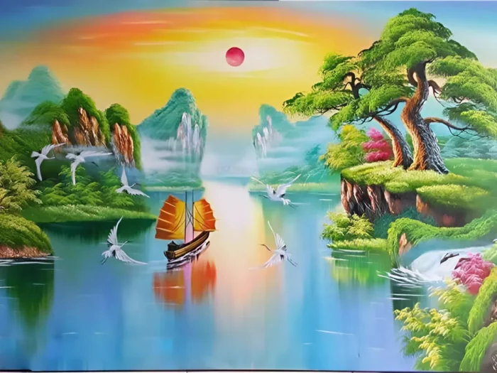 tranh phong thủy hợp tuổi kỷ tỵ 1989