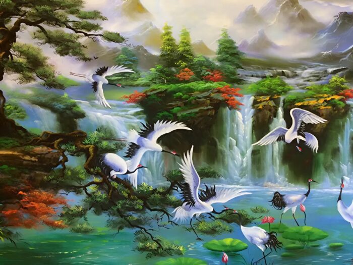 tranh phong thủy hợp tuổi Ất Mão 1975