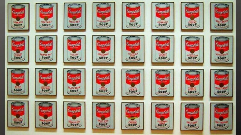 Bức tranh Campbell’s Soup Cans (1962)