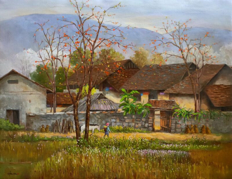Tranh phong làng quê là gì?