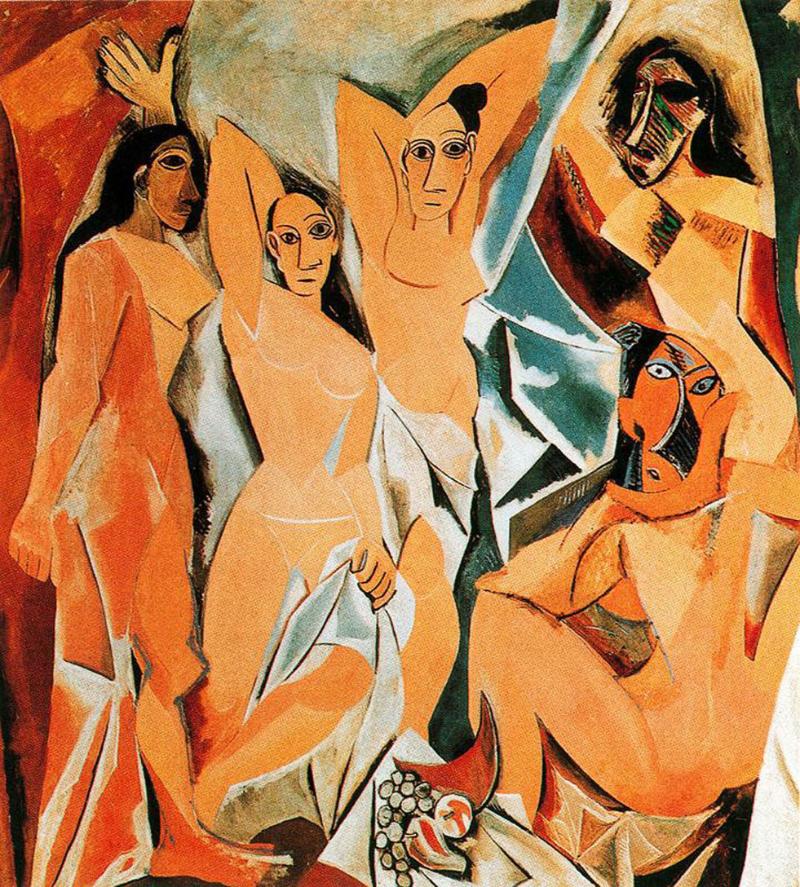 Tác phẩm Les Demoiselles d’Avignon (1907)