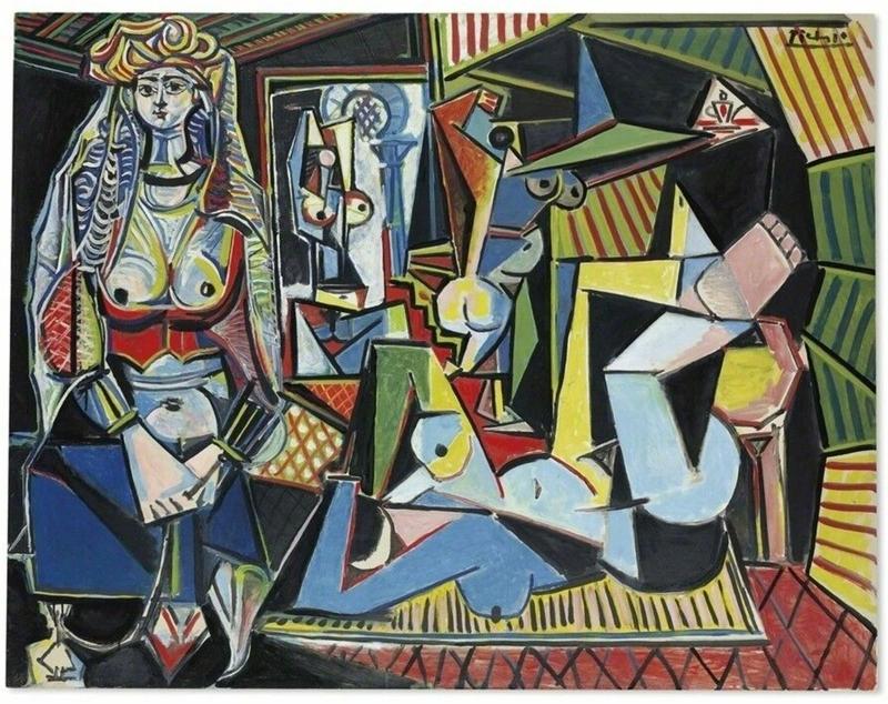 Tác phẩm “Les Femmes d’Alger” thể hiện sự chín muồi trong tư duy tạo hình của Picasso tranh