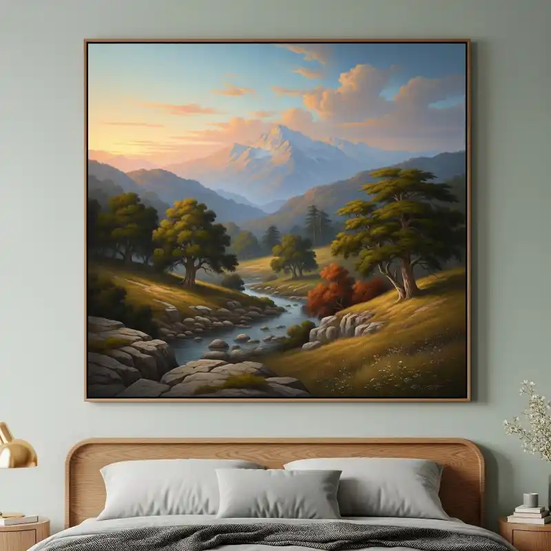 Mệnh thổ không nên treo tranh