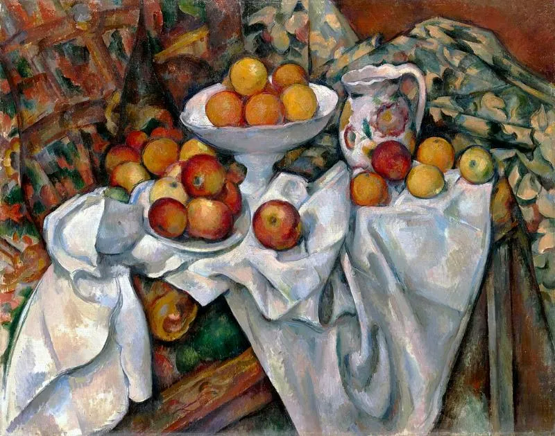 “Still Life with Apples and Oranges” – Paul Cézanne