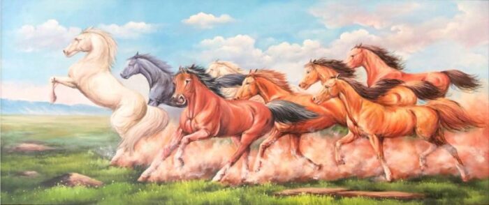 Tuổi Ngọ hợp nhất với tranh “Mã đáo thành công”