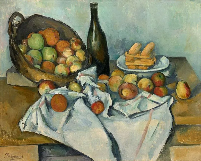 Tác phẩm “Giỏ táo” (The Basket of Apples) – Paul Cézanne