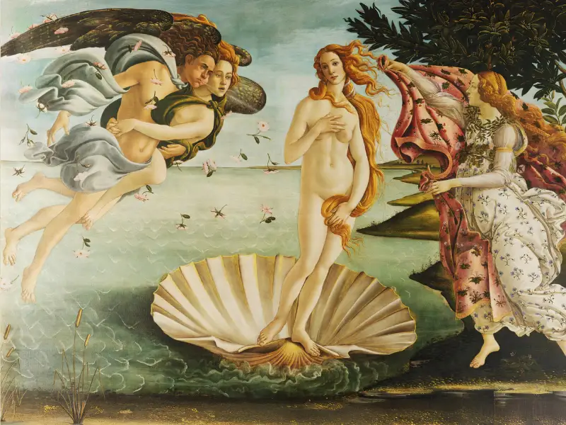 The birth of Venus (1486)