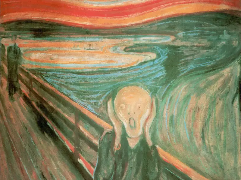 The scream (1893)