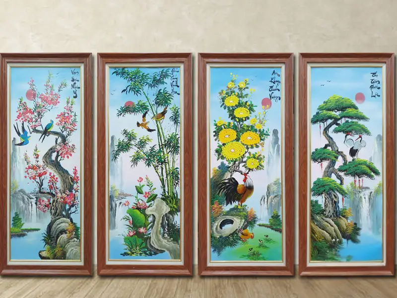 Tìm hiểu tranh Xuân Hạ Thu Đông