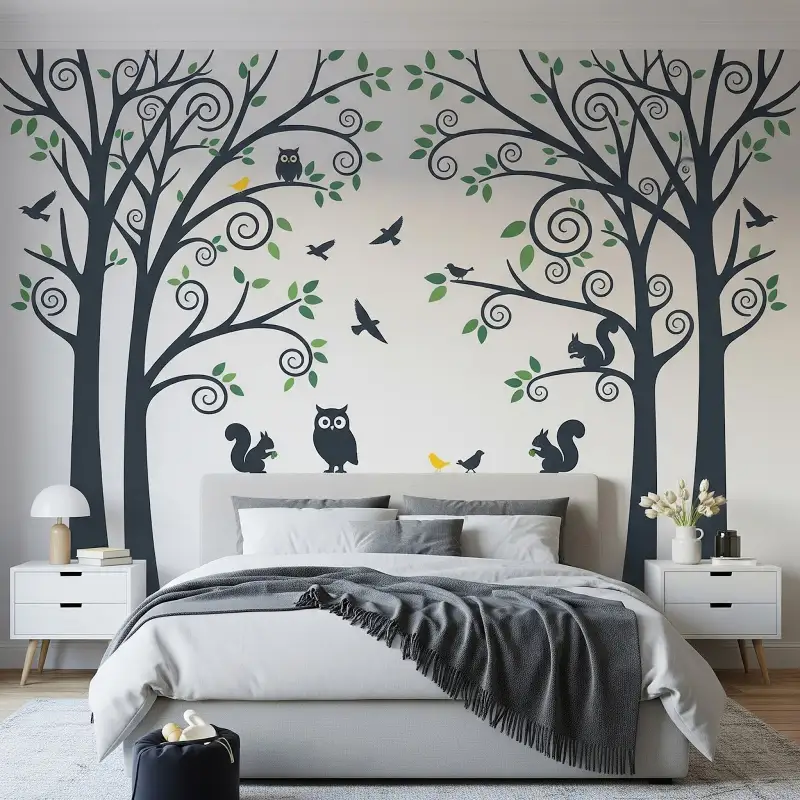 Tranh dán tường cho phòng ngủ 10