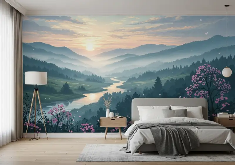 Tranh dán tường cho phòng ngủ 11