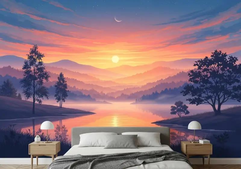 Tranh dán tường cho phòng ngủ 13