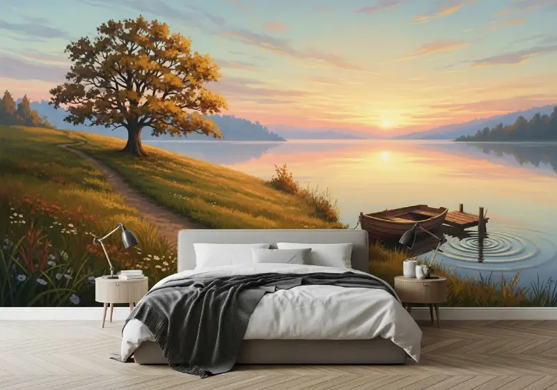 Tranh dán tường cho phòng ngủ 8