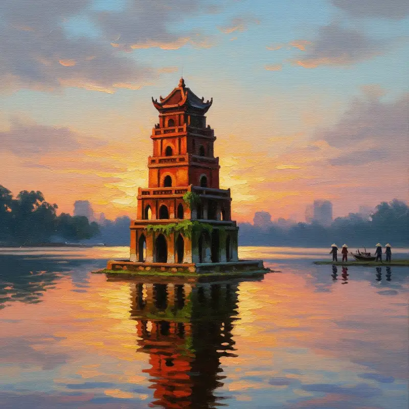 Tranh danh lam thắng cảnh Việt Nam 1