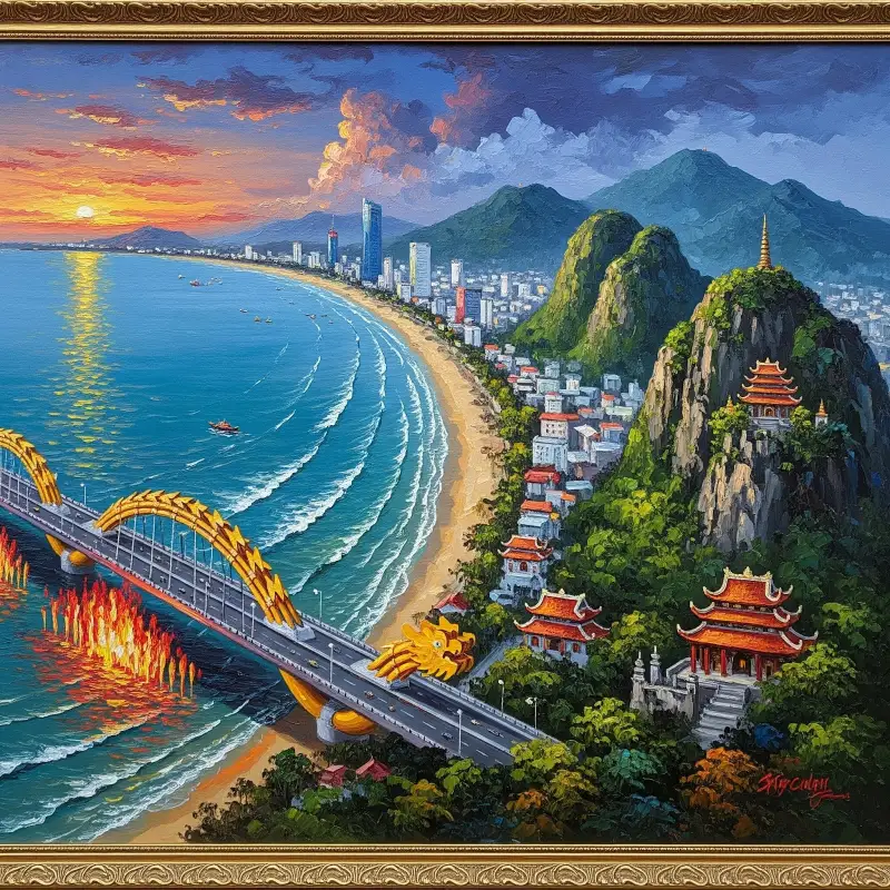 Tranh danh lam thắng cảnh Việt Nam 11