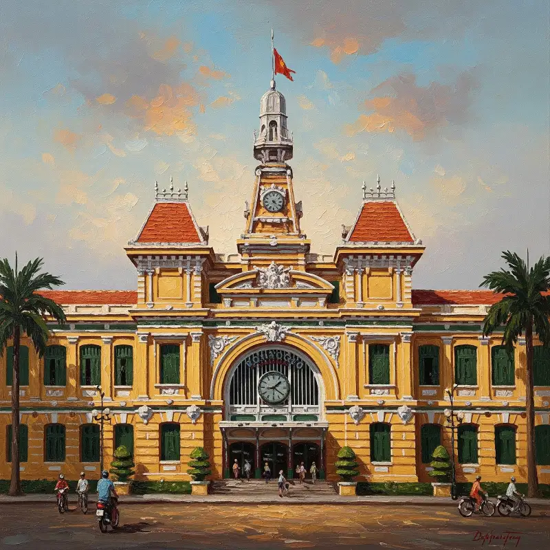 Tranh danh lam thắng cảnh Việt Nam 14