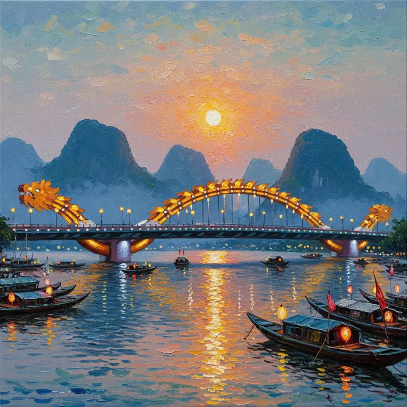 Tranh danh lam thắng cảnh Việt Nam 3