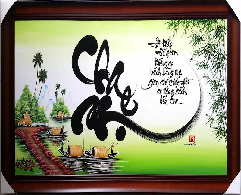 Tranh thư pháp cao cấp