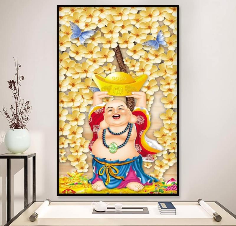 Những kiêng kỵ trong cách treo tranh Phật Di Lặc
