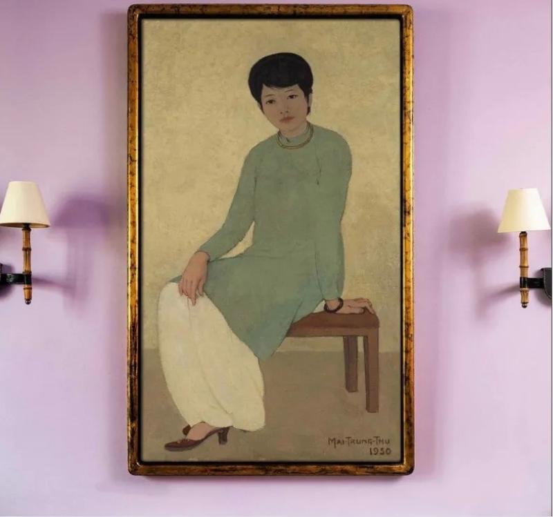 Tranh Chân Dung Cô Phương