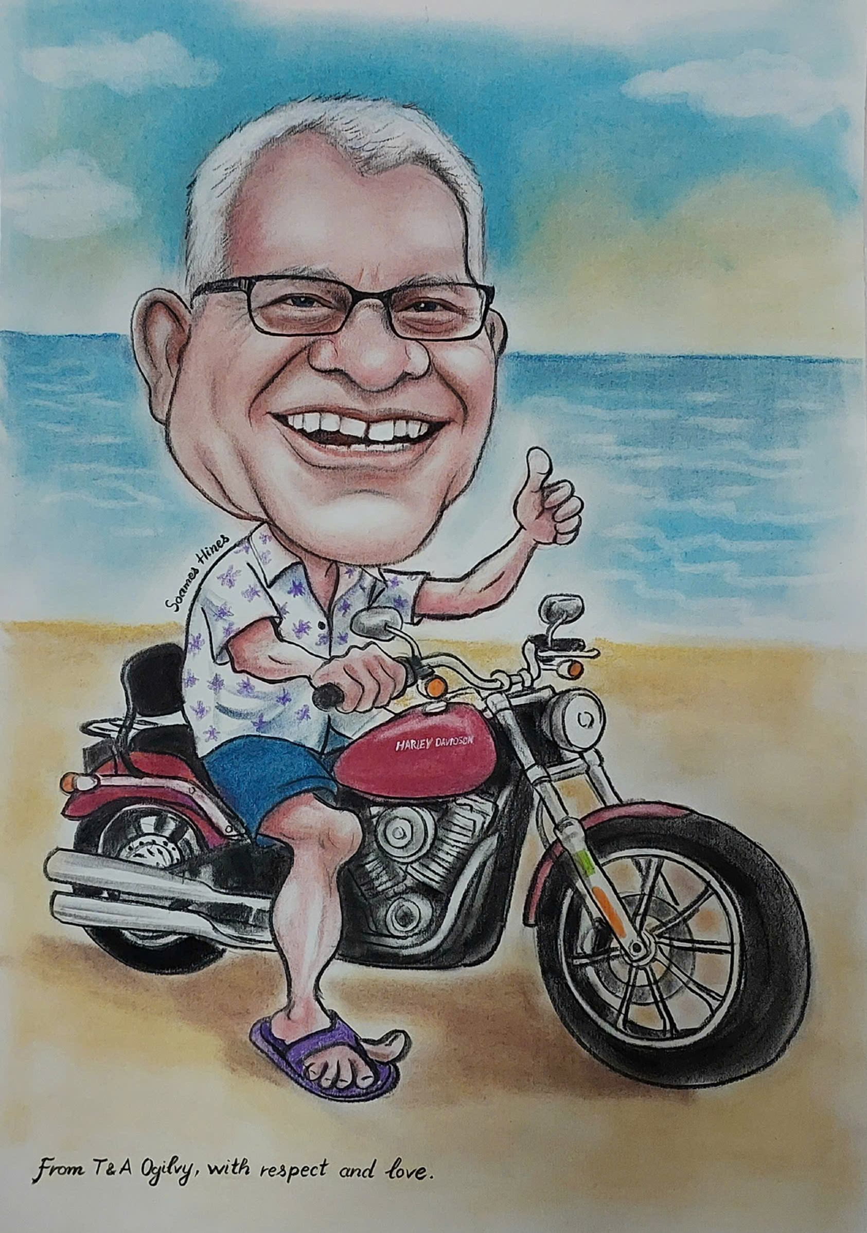 Tranh biếm hoạ xu hướng quà tặng độc đáo - Bảng giá mới 2025 6 image 35