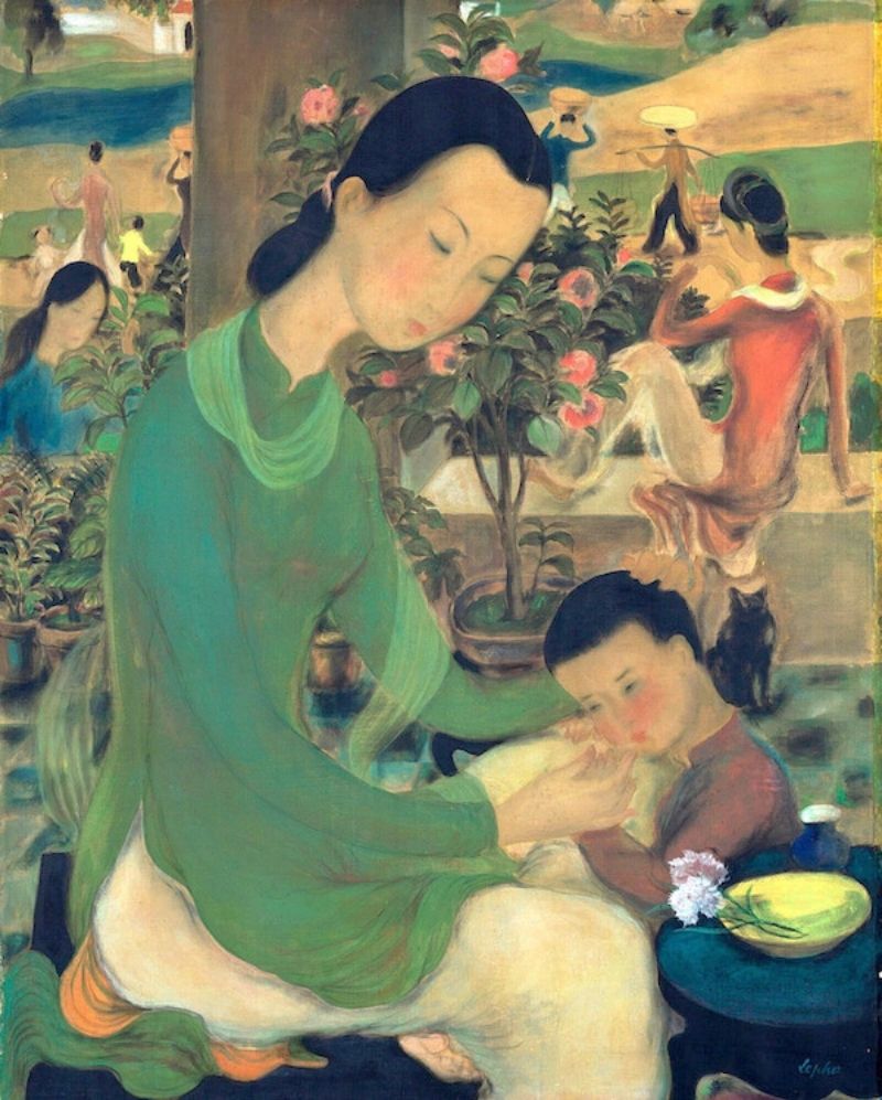 Bức tranh Đời sống gia đình