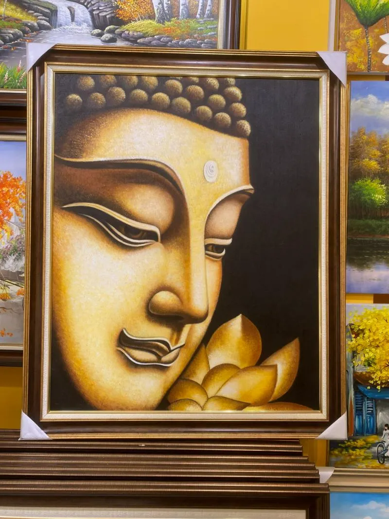 Kích thước tranh phật phụ thuộc vào kiểu dáng tranh