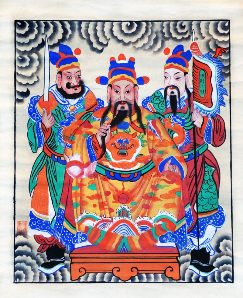 Tranh thờ Đức Thánh Trần