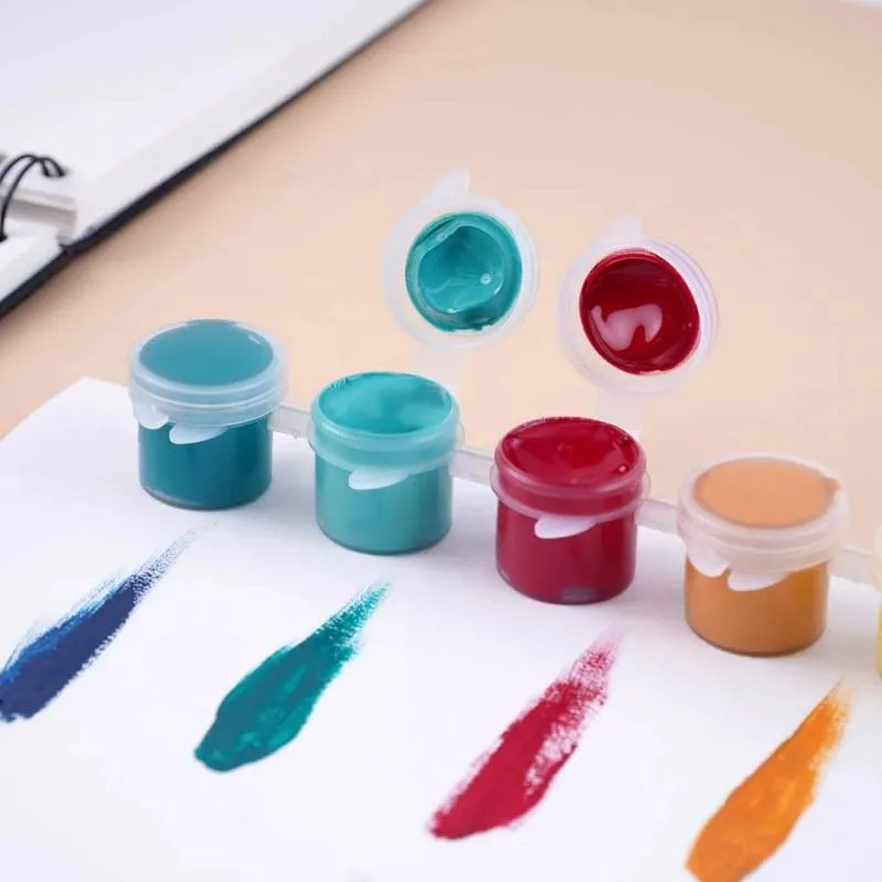 Màu Acrylic dạng lọ phù hợp với người muốn sử dụng tiết kiệm