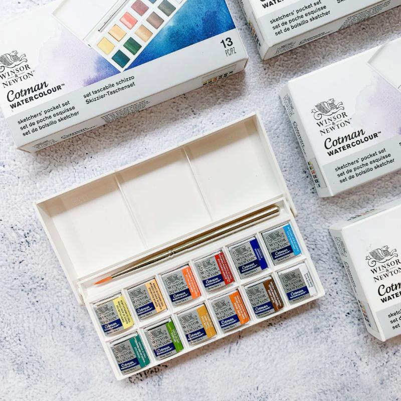 Màu nước Winsor & Newton Cotman có chất lượng ổn định