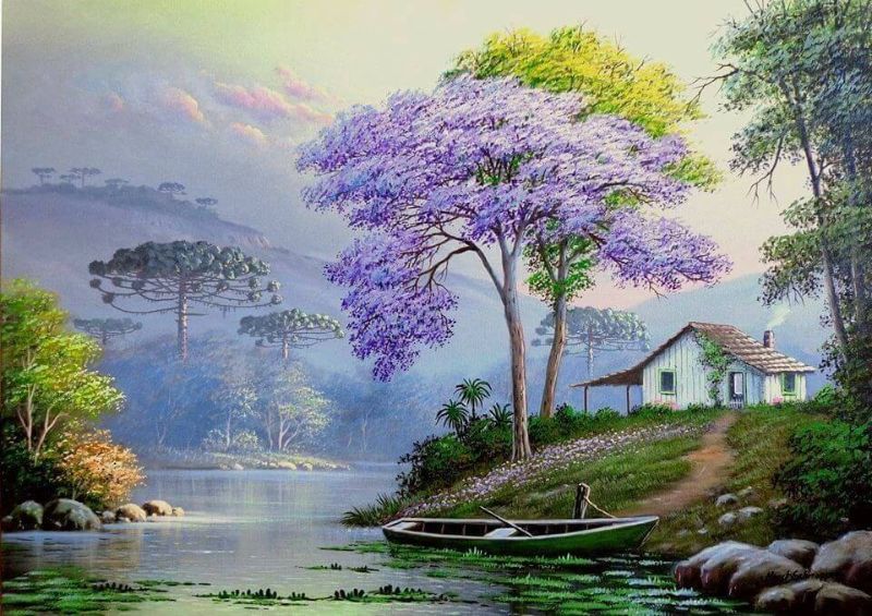 Tranh sơn thủy hữu tình 
