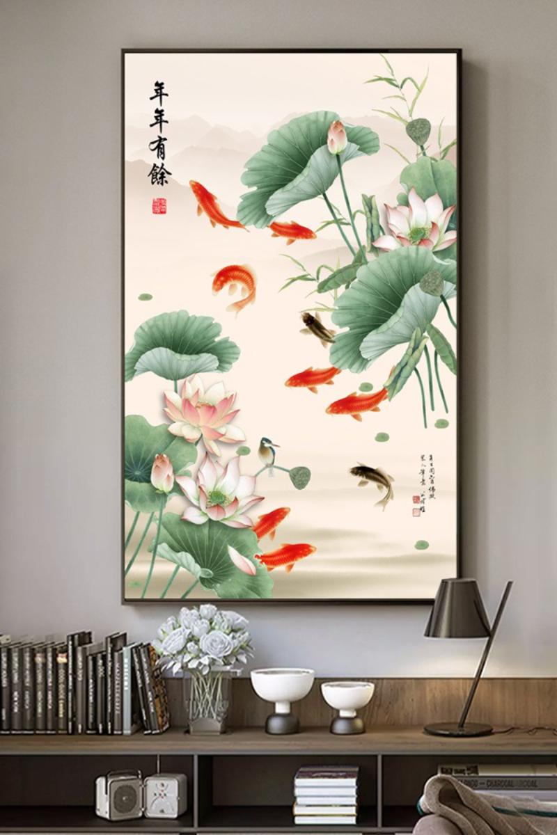 Gia chủ cần lựa chọn vị trí treo tranh phù hợp giúp phát huy phong thủy
