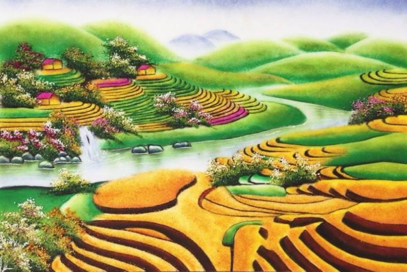 Xác định ánh sáng, màu sắc của tranh