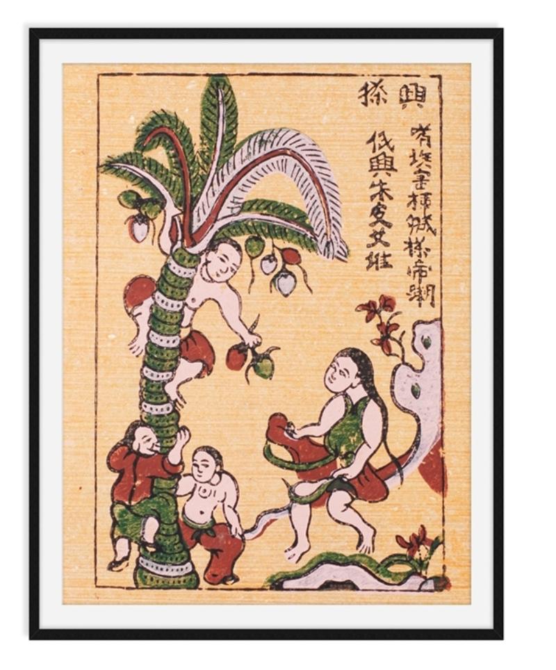 Tranh vừa mang tính châm biếm, vừa gợi tính phồn thực, thể hiện niềm vui sống và sự sinh sôi.