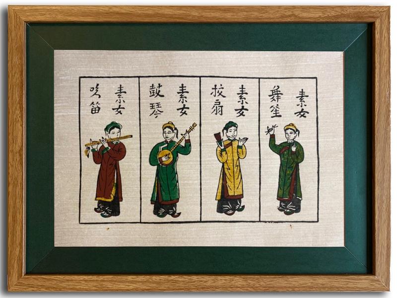 Tranh Đông Hồ tố nữ hợp mệnh nào