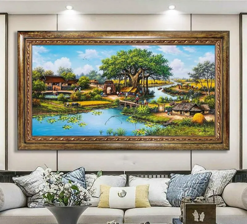 Treo tranh ở hướng bắc giúp gia chủ thuận lợi sự nghiệp