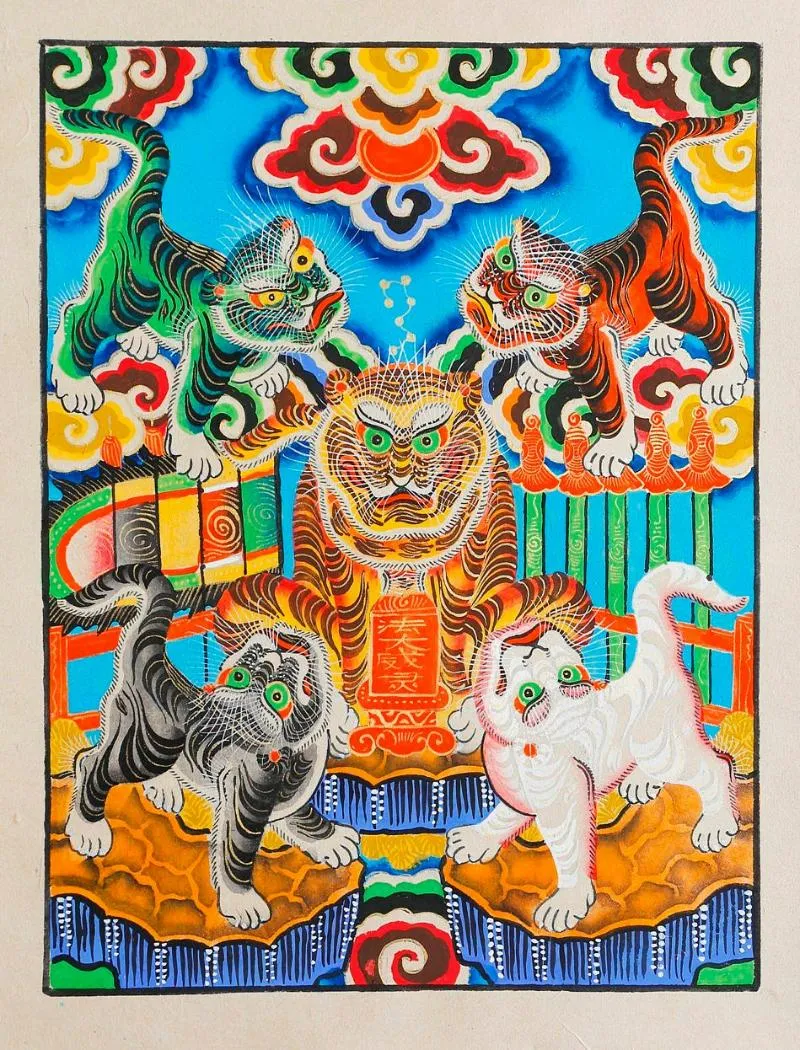Tranh hàng trống gắn liền với đời sống văn hóa và tín ngưỡng