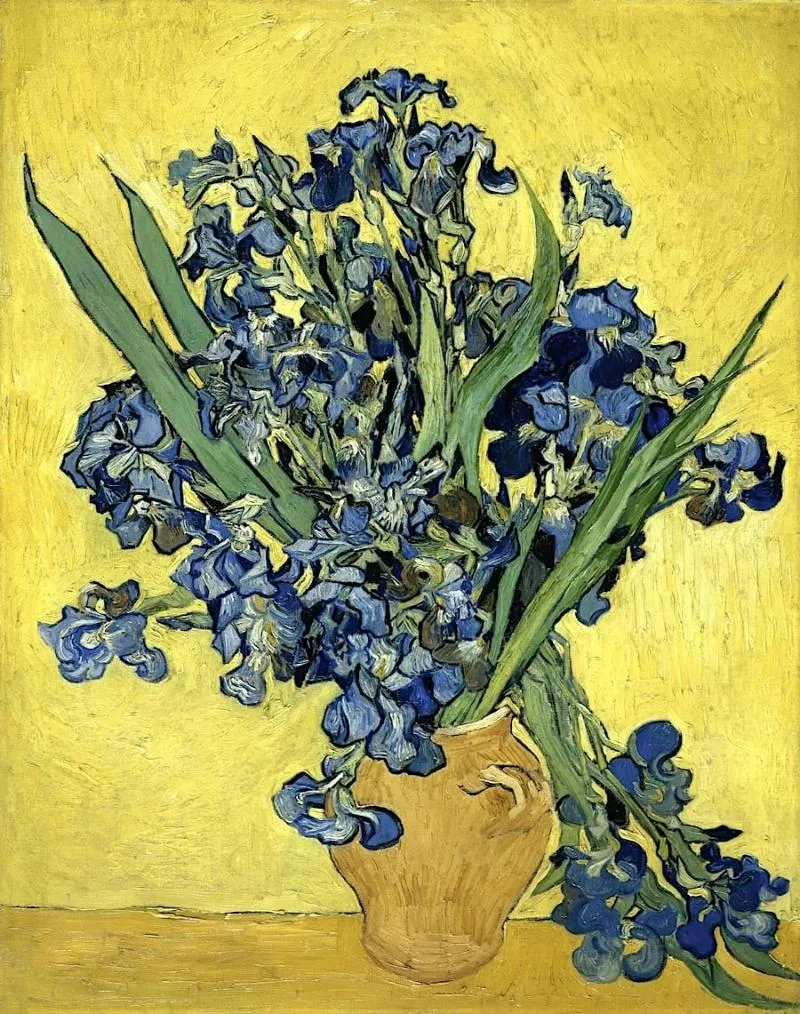 Bức tranh hoa diên vĩ của Van Gogh