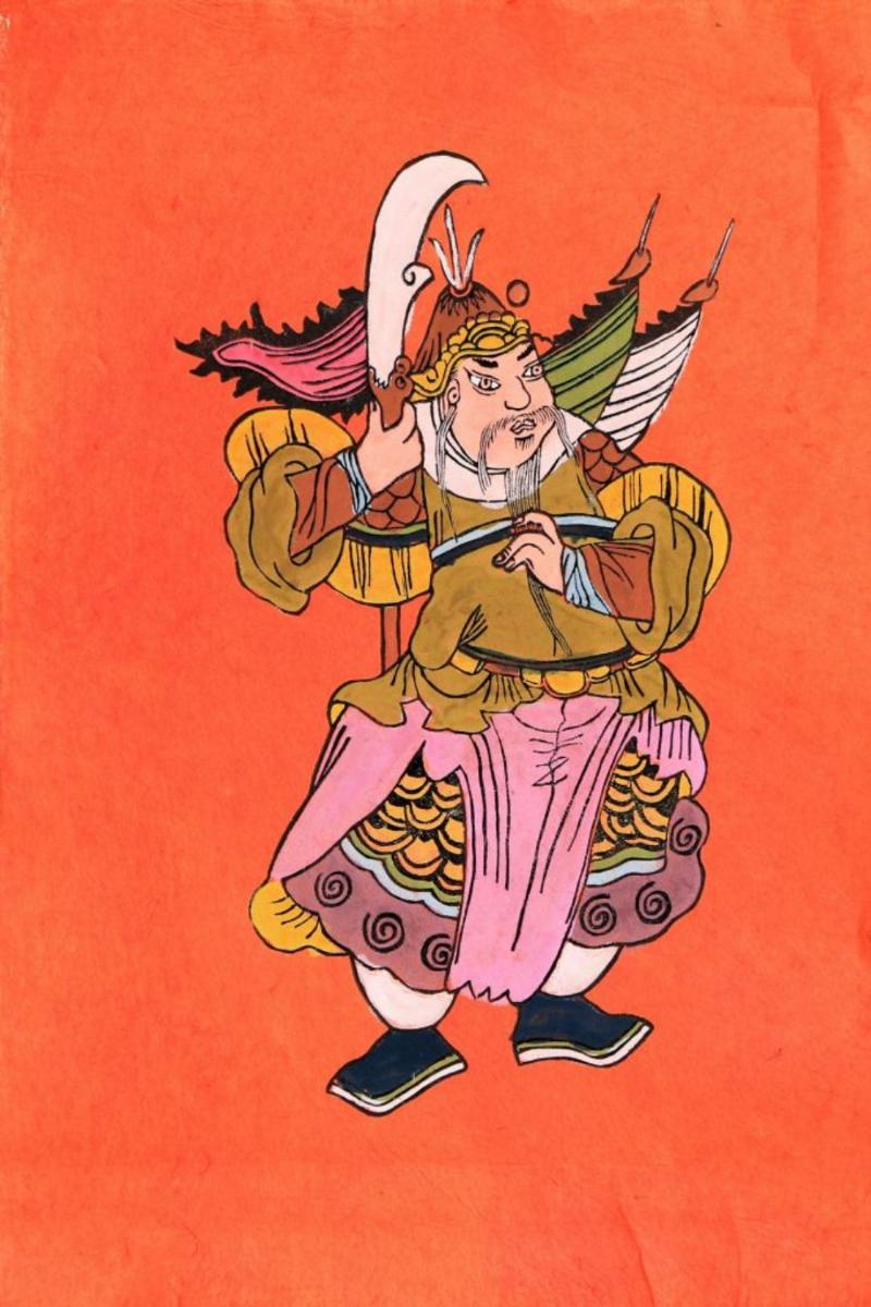 Tranh Kim Hoàng hình thần tướng