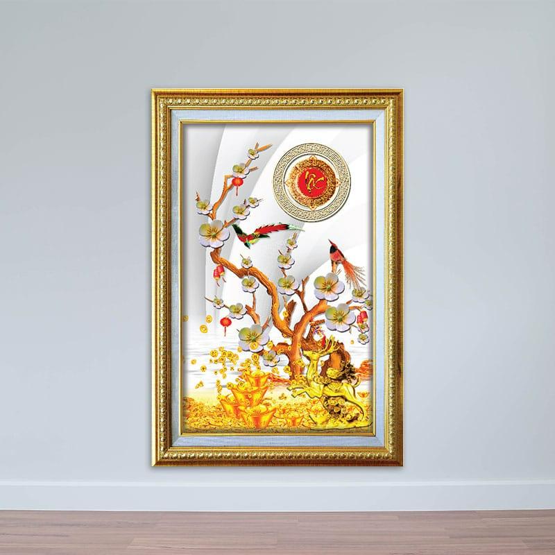 Chọn tranh màu vàng cho không gian tươi sáng