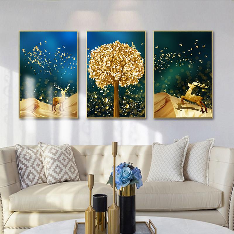 Tranh kính 3D cây tài lộc