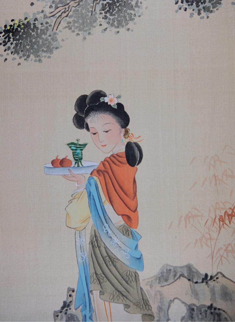 Tranh lụa Trung Quốc đương đại