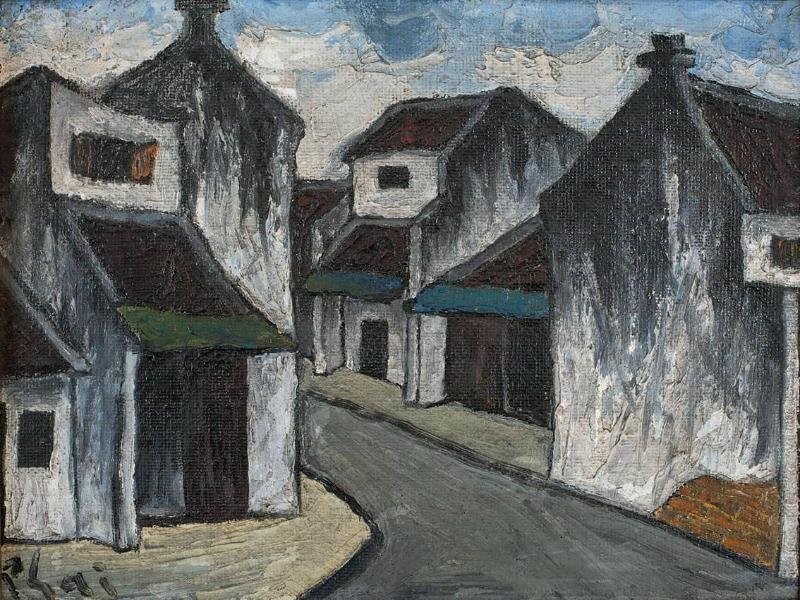 Tranh phố vắng