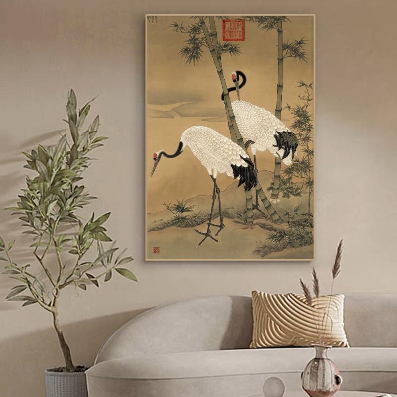 Tranh Tùng Hạc Diên Hiên