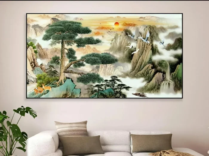 tranh phong thủy hợp tuổi tân mùi 1991