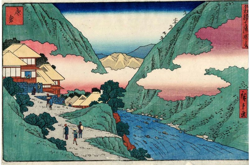 Bức tranh Sokokura - Tác giả Hiroshige Utagawa