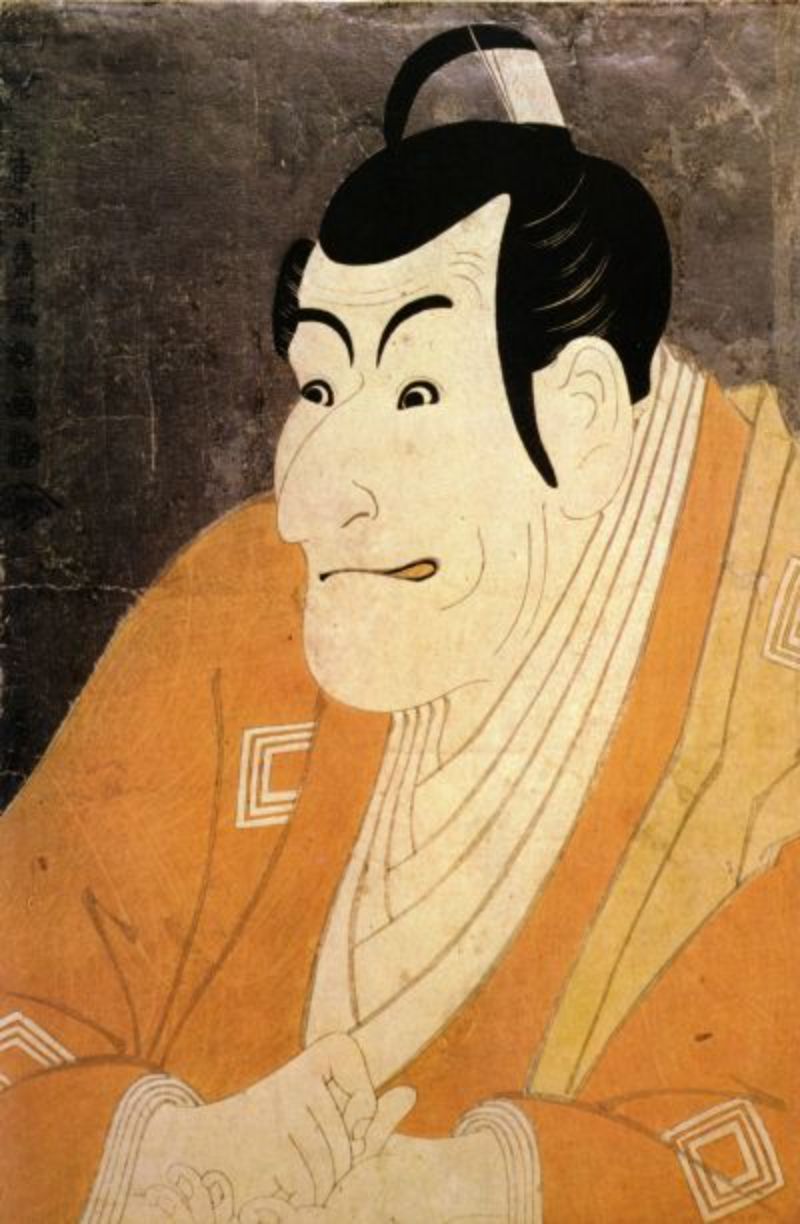 Ichikawa Ebizo trong vai Sadanoshin Takemura - Tác giả Sharaku Toshusai